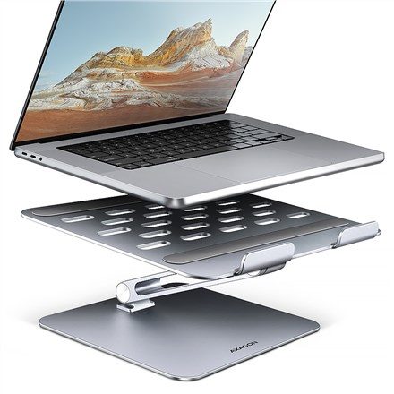 Axagon STND-LQ laptop stand Grey 40.6 cm (16