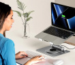 Adjustable laptop stand + USB-C HDMI hub Unitek D1109B01 PD 100W