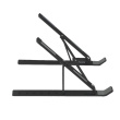 SAVIO PB-05 Office stand for laptop and tablet, black, aluminium