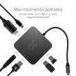Green Cell AK61 laptop dock/port replicator USB 3.2 Gen 1 (3.1 Gen 1) Type-C Silver