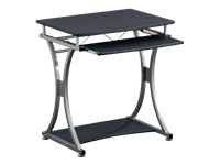 TECHLY 307308 Techly Compact computer desk 700x550 with sliding keyboard tray Must graphite