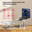 Unitek OT180SL01 360° adjustable laptop stand 10-16