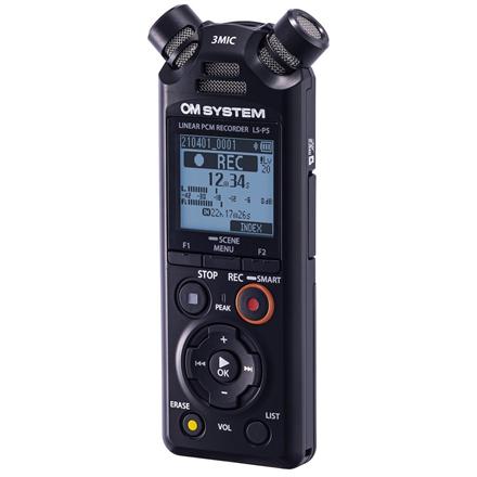 Olympus | Linear PCM Recorder | LS-P5 | Black | Mikrofon connection | MP3 playback | Rechargeable | FLAC / PCM (WAV) / MP3 | 59 Hrs 35 min | Stereo