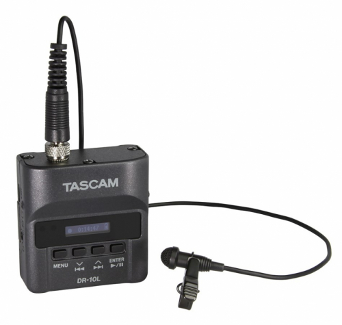 Tascam DR-10L - digital recorder with lavalier Mikrofon