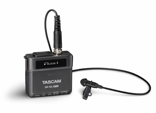 Tascam DR-10L Pro - digital recorder with lavalier Mikrofon