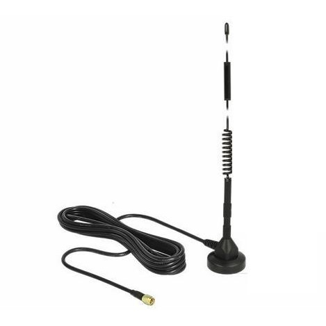 ALLNET GSM-Antenne 5dbi Magnet-Rundstrahlantenne für GSM/3G/LTE 3m