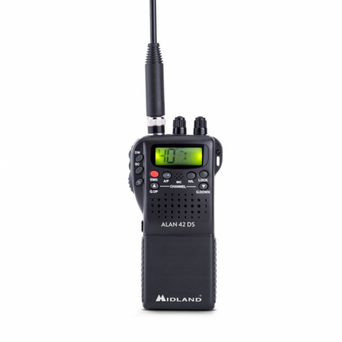 Midland C1267 two-way radio 40 channels 26.565 - 27.99125 MHz Black