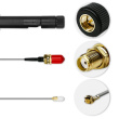 Qoltec WiFi antenna 2.4 2.5GHz 5.1 5.8GHz,5dBi,indoor