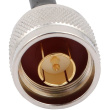 Poynting Antennas Zubehör Kabel A-CAB-150 10m HDF195 N (M) zu SMA (M) white Nickel beschichtet