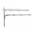 Poynting Antennas LTE/GSM Mast A-LPDA-0092 silber SMA (M) LoRa Helium 11dbi Yagi/Mast SMA -Male 7m Kabel