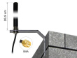 DeLOCK 89529 radio antenna 3 dB 50 Ω