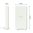 Qoltec Omnidirectional antenna 4G LTE 2xSMA 30dBi
