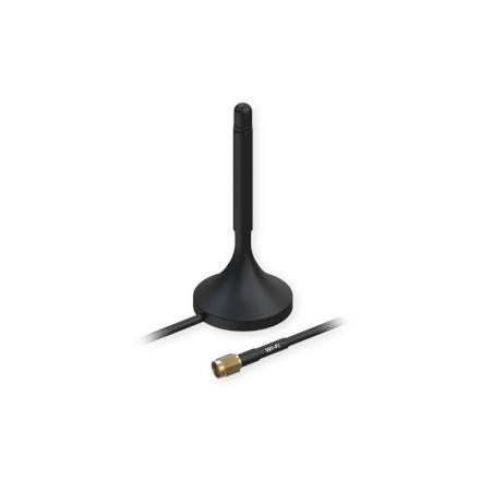 Teltonika Wi-Fi Magnetic SMA Antenna | PR1KRF30 | Gain 3 dB | 2400-2500 GHz | Antenna connector type RP-SMA Male