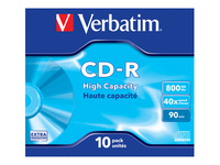 CD-R/DL/->40X/10-PACK-JEWEL 800MB