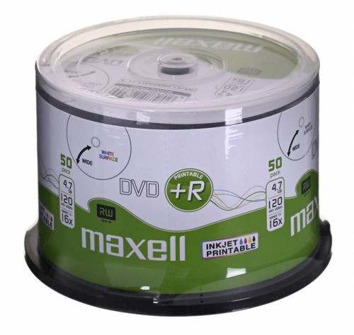 Maxell DVD+R 4.7GB 50pcs 50 pc(s) NOSMALDVP0001