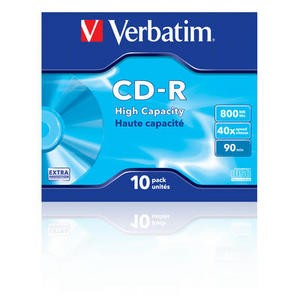 Verbatim CD-R 40x 800MB 10P JC Extra Protection 43428