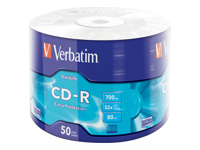 VERBATIM 43787 CD-R Verbatim 50pcs 700MB 52x wrap EXTRA PROTECTION