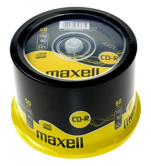 Maxell MAX27051 blank CD CD-R 700 MB 52x 50 pc(s)