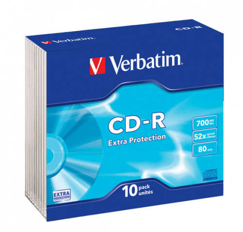 Verbatim CD-R 52x 700MB 10P SL DLP 4341