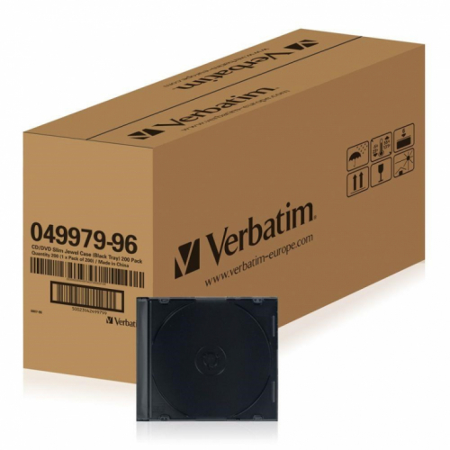 Verbatim CD/DVD Black, Transparent