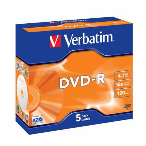 Verbatim DVD-R 16x JC 5P 4351