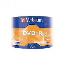 DVD-R MEDIA 4.7GB 16X 50-PACK/VERBATIM VER43788 MEDIARANGE