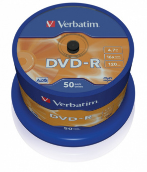 Verbatim DVD-R 16x 4.7GB 50P CB 43548 Verbatim DVD-R 16x 4.7GB 50P CB 43548