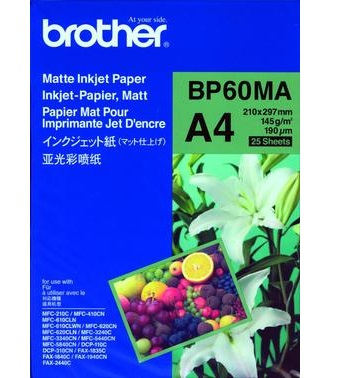 BROTHER MATTE INKJET PAPER A4 (25SH)