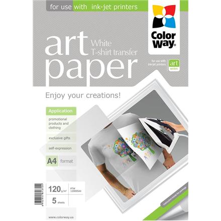 ART | 120 g/m² | A4 | Photo Paper T-shirt transfer (white)