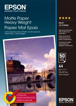 Epson Photo Matte Paper A4 50 sheets 167g/sqm