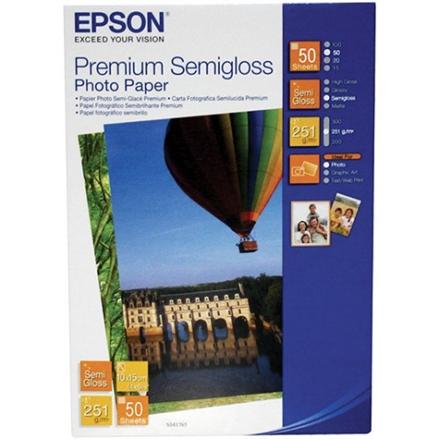 Epson Premium Semigloss Photo Paper 10x15cm, 251g/m2, 50 sheets