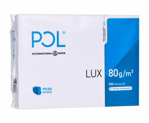 Paper copier office POLLUX (A4; 80g/m2; 500 sheets; white, matte)