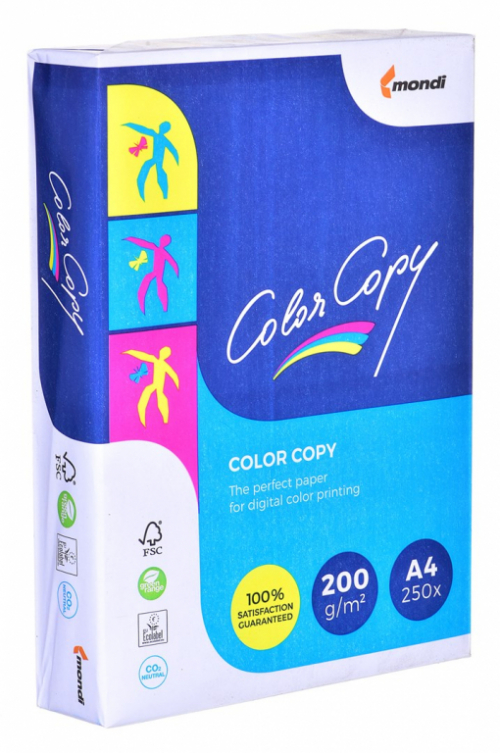 Paper photocopier office Laser Color Copy 8687A20 (A4; 200g/m2; 250 pcs.; Satin) White