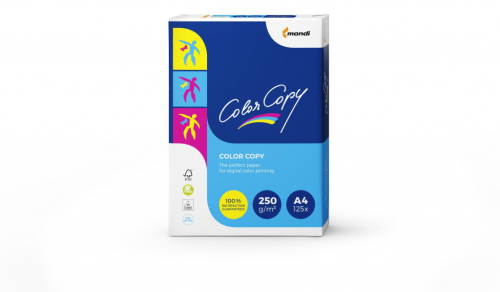 Paper copier office Mondi Color Copy 8687A25 (A4; 250g/m2; 125 sheets; white paper; satin)