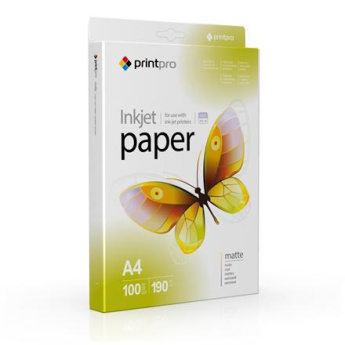 ColorWay PrintPro Matte Photo Paper, 190g/m, A4, 100pcs.