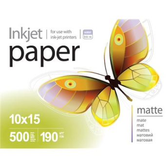 ColorWay PrintPro Photo Paper, 500 sheets | 190 g/m² | 10x15 | Matte
