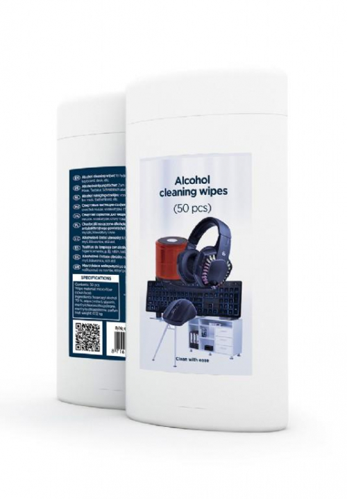 CLEANING WIPES 50PCS/CK-AWW50-01 GEMBIRD