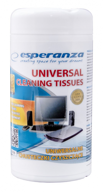 Esperanza ES105 Universal cleaning wipes - 100 items