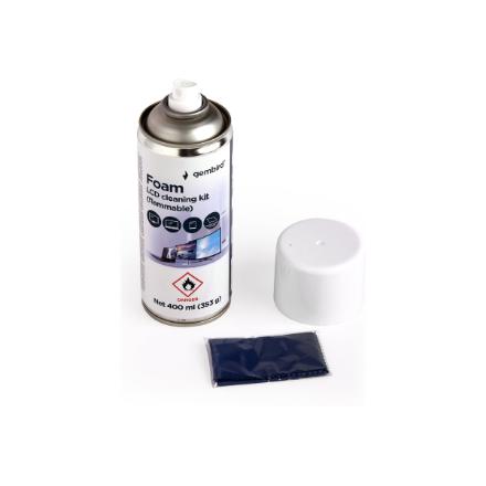 Gembird Foam LCD Cleaning Kit | CK-LCD-08 | Foam Cleaner for LCD / TFT screens | 400 ml