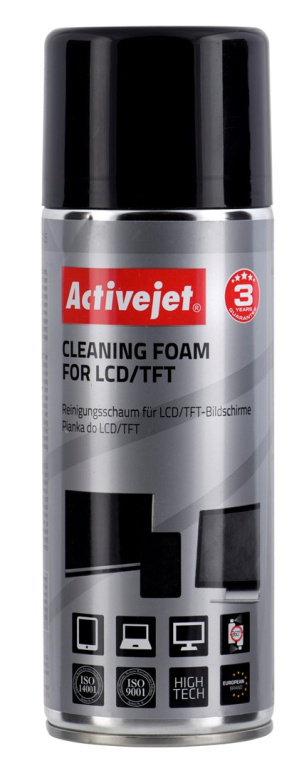 Activejet AOC-105 cleaning foam for LCD/TFT/plasma screens 400 ml