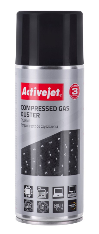 Activejet AOC-200 Compressed air (400 ml). Air spray for cleaning hard-to-reach places.
