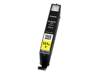 CANON 1LB CLI-551XLY ink cartridge yellow high capacity 700 pages 1-pack XL