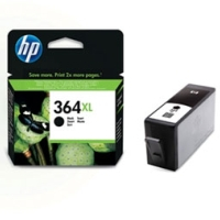 HP 364XL High Capacity Black Ink Cartridge, 550 pages, for HP Photosmart e-All-in-One, Premium, Plus, C5380 (replaces CB321EE)