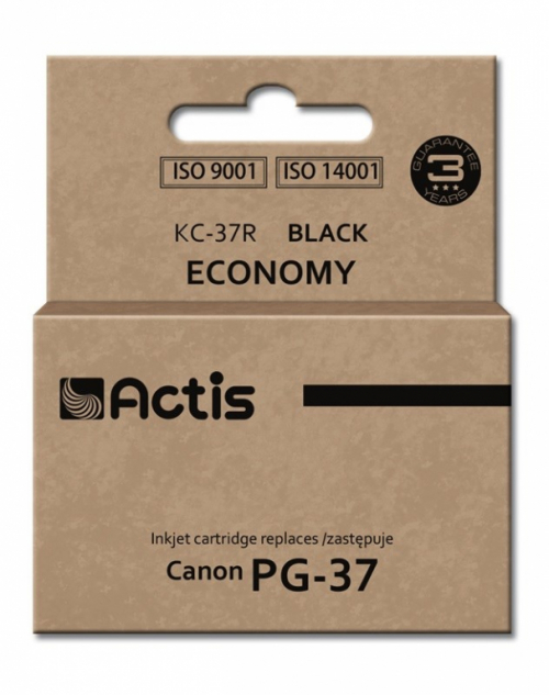 Actis KC-37R ink (replacement for Canon PG-37; Standard; 12 ml; black)