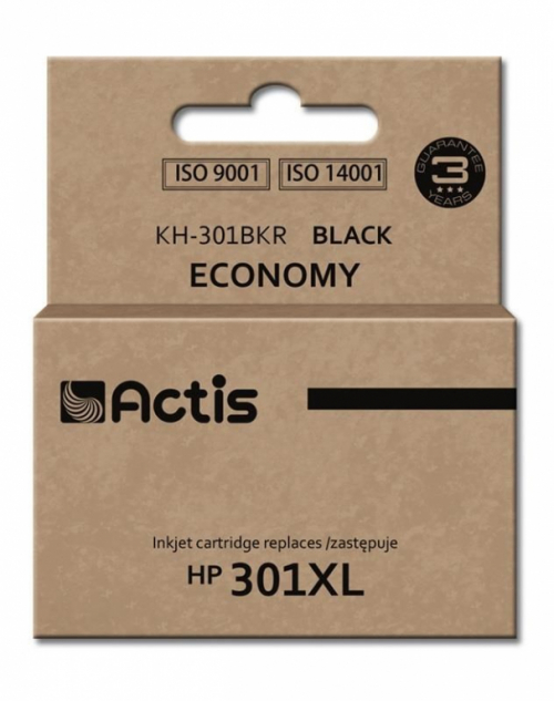 Actis KH-301BKR ink (replacement for HP 301XL CH563EE; Standard; 20 ml; black)