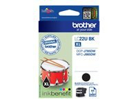 BROTHER LC22UBK Ink black 2400pages for DCP-J785DW
