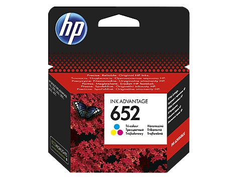HP Inc. Ink No. 652 Tri-color F6V24AE