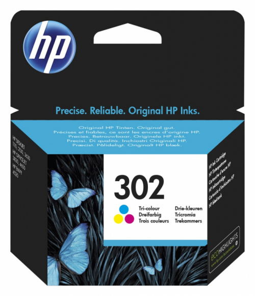 HP 302 Tri-color Original Ink Cartridge