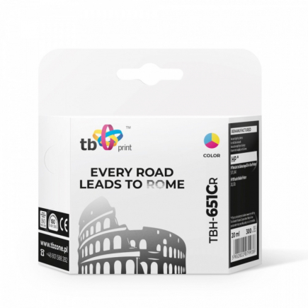 TB Print Ink for HP DJ 5575 TBH-651CR colorful renewed