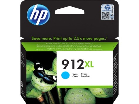 HP Inc. HP 912XL Cyan Ink 3YL81AE